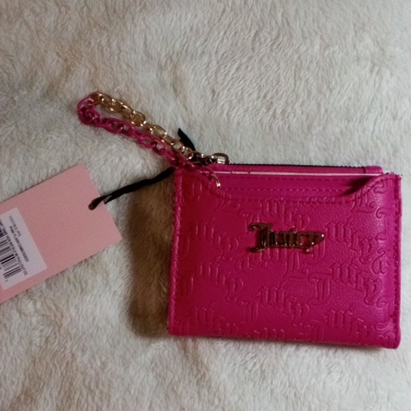 JUICY COUTURE GO COUTURE YOURSELF PINK WALLET SET! - Picture 11 of 16